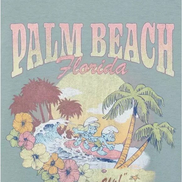 Torrid Smurfs Graphic Tee 3X - Picture 2 of 6